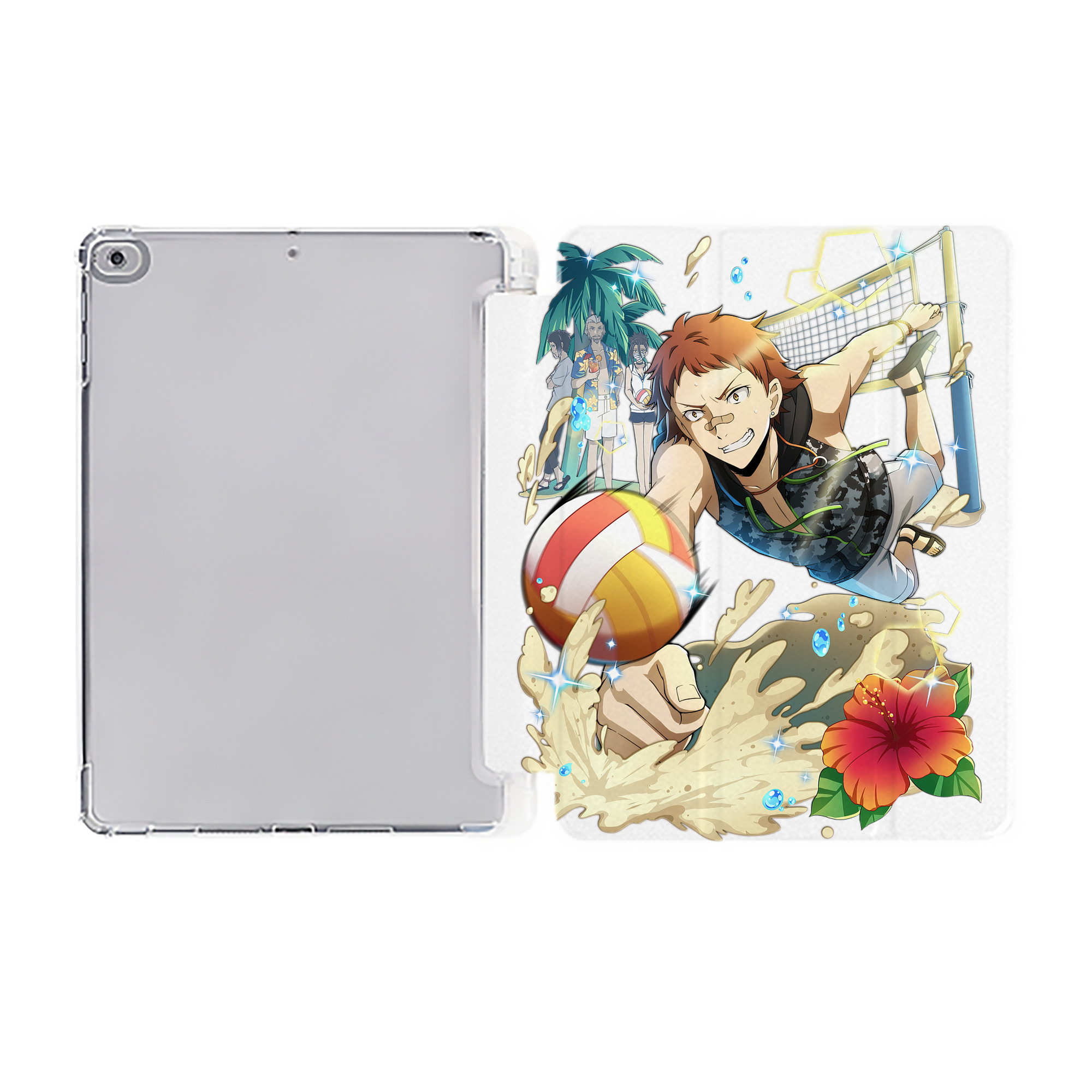 （画像用） 文豪ストレイドッグス Bungo Stray Dogs IPad ケース ペン収納付き 三つ折りスタンド PUレザー×シリコン 対応機種9.5/10.5/10.9インチ